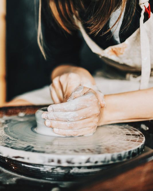 Party: Hand building Clay and Pottery Wheel - $350